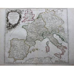 Carte de l'Europe - 1752 -...