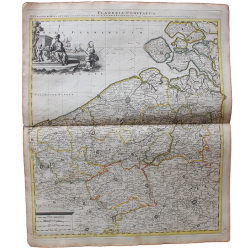 Carte du Comté de Flandre -...