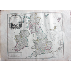 Map of the British Isles -...