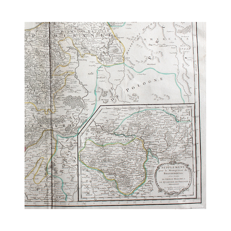 Carte Du Cercle De Haute Saxe Par Robert De Vaugondy Me Si Cle