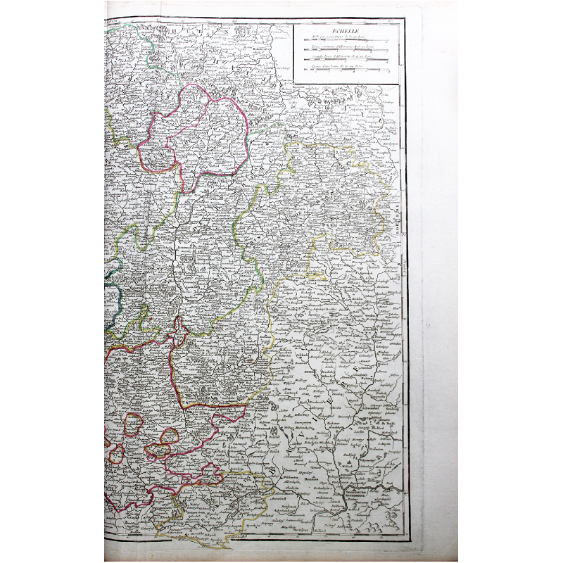 Mapa Del Círculo De Franconia Por Robert De Vaugondy Siglo Xviii 7770