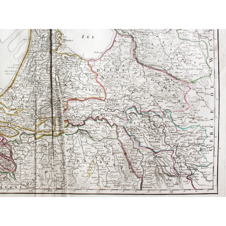 Carte des Provinces Unies des PaysBas par Robert De VAUGONDY 18ème