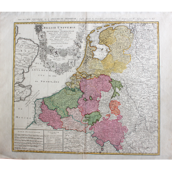 Map of Belgii Universi seu...