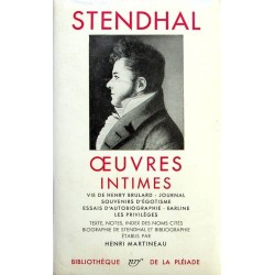 La Pléiade N°109 : Stendhal...