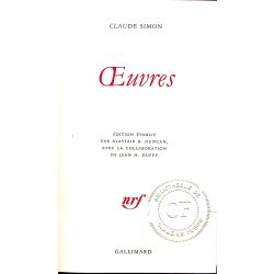 LA PLEIADE N°522 : Claude Simon - Oeuvres